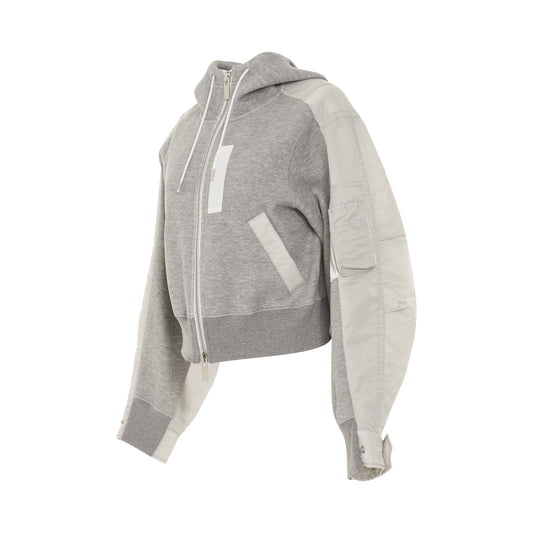 Sponge Sweat Jacket in Light Grey