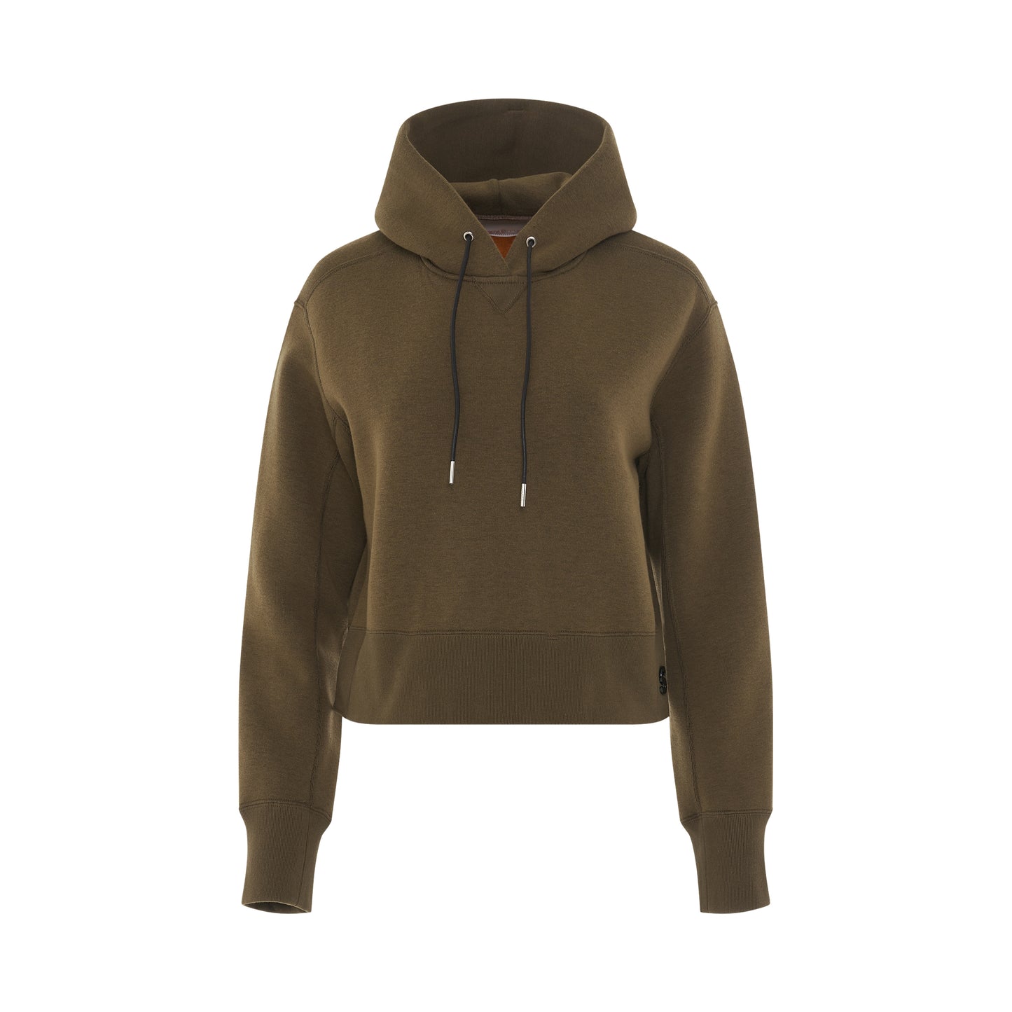 S Studs Sponge Sweat Hoodie in Khaki