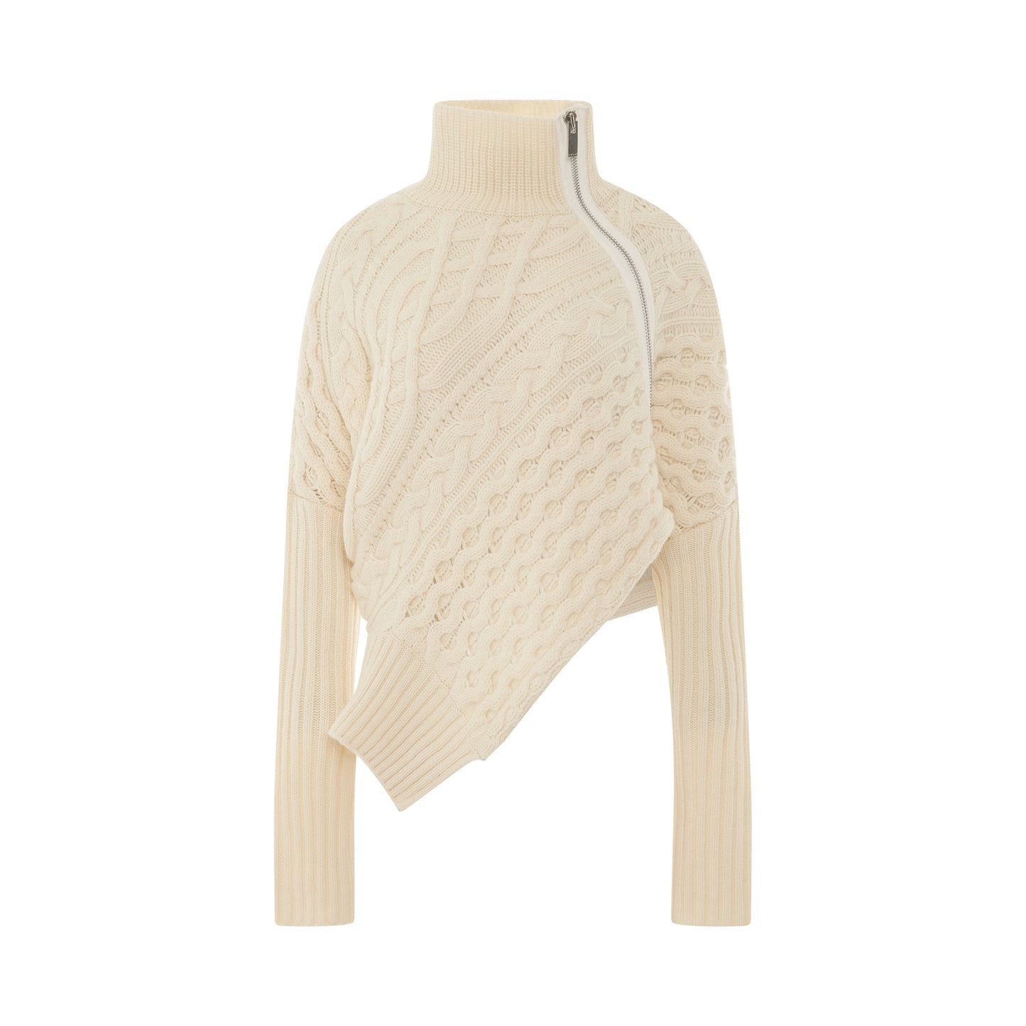 Horizontal Cable Knit in Off White