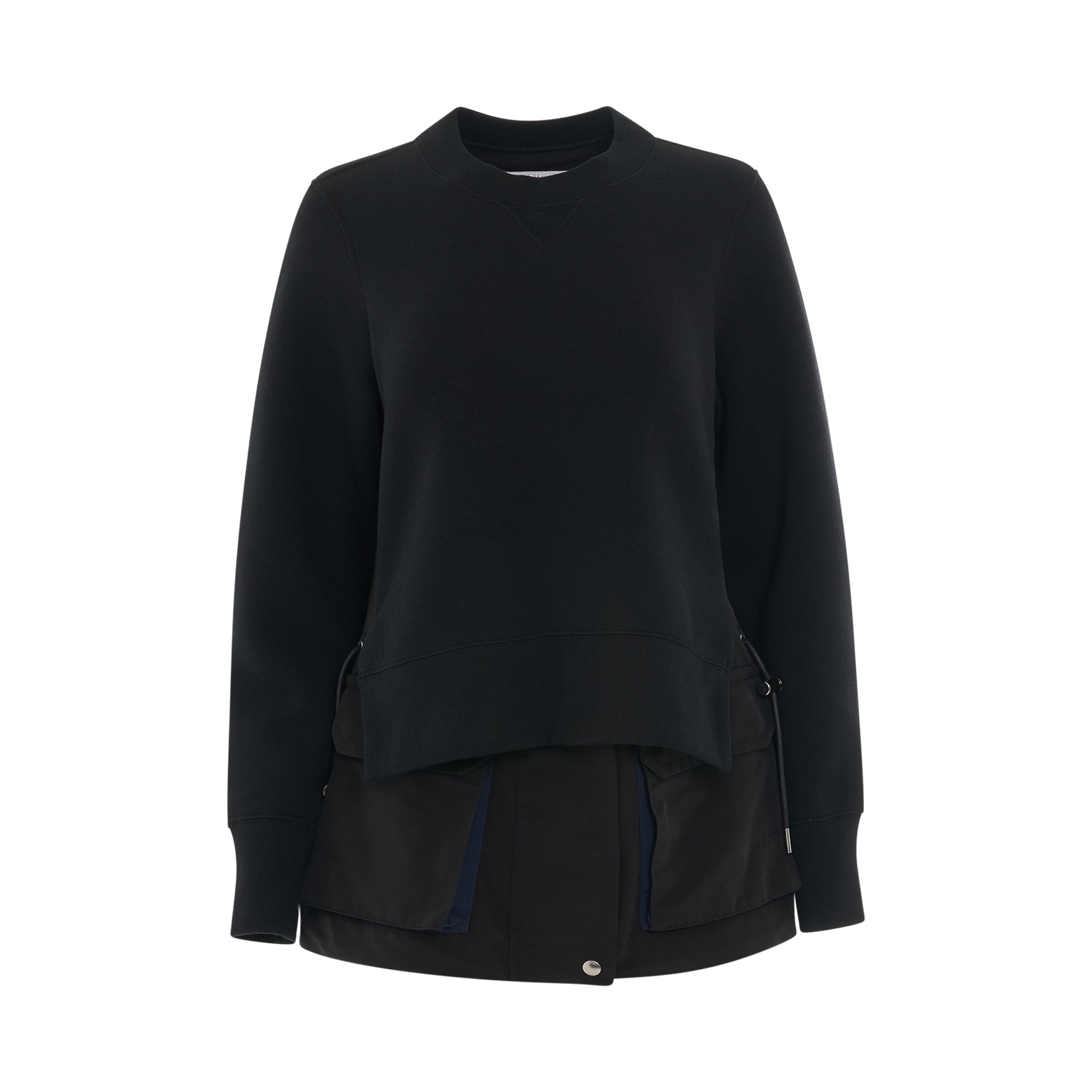 Sponge Sweat x Grosgrain Pullover in Black