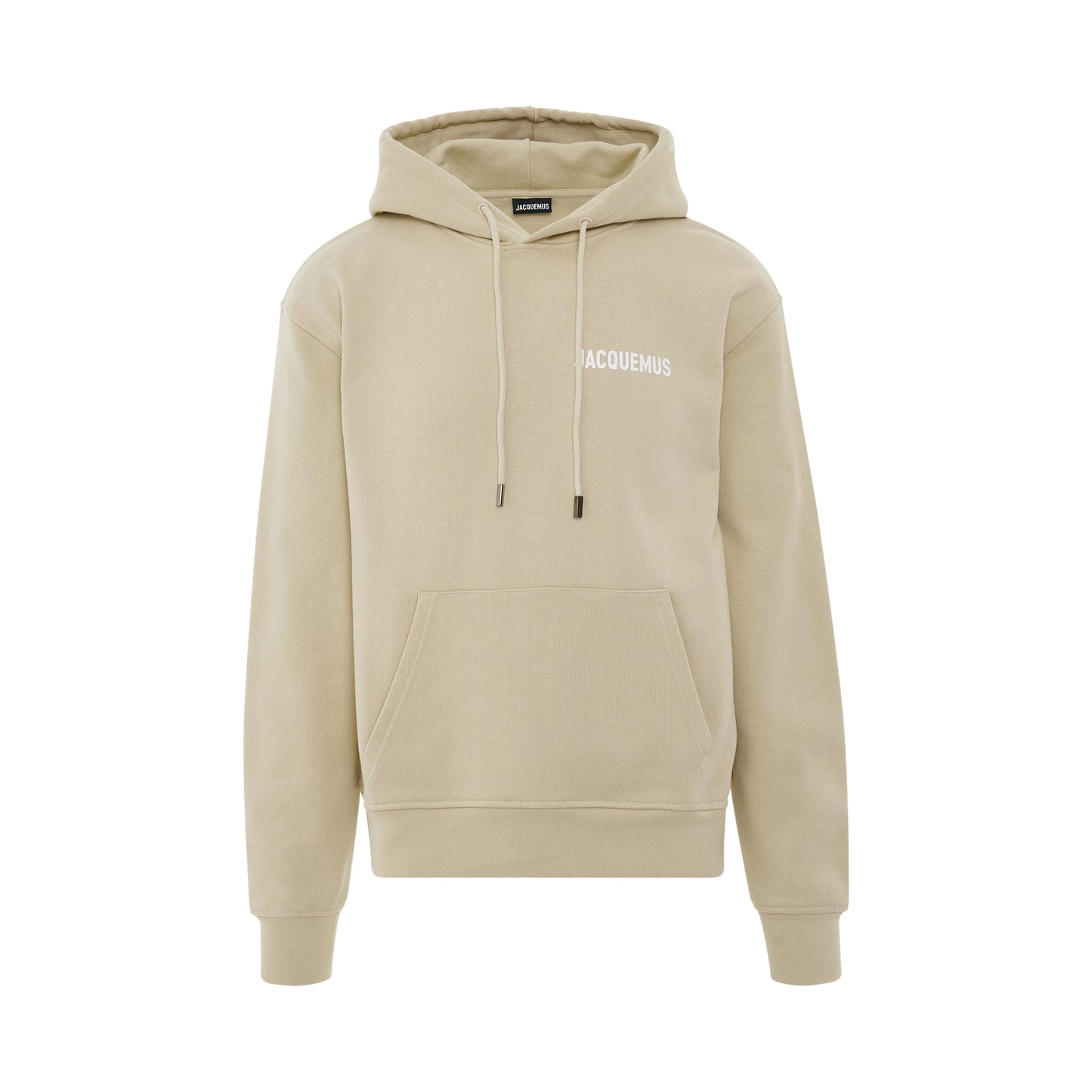 Jacquemus Logo Hoodie in Light Beige