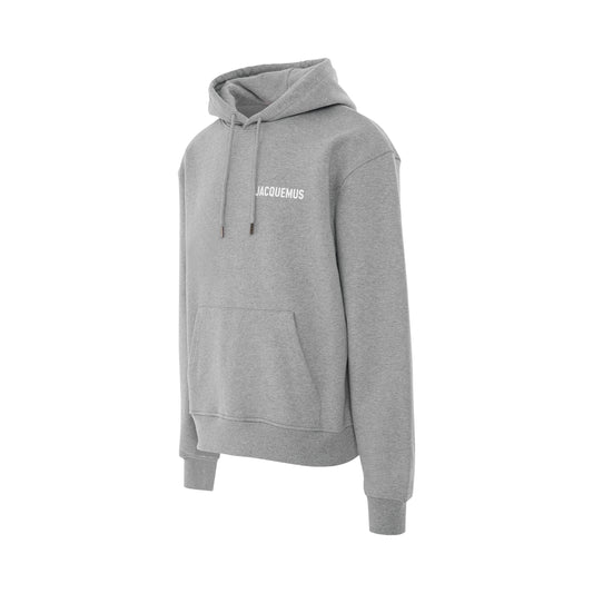 Jacquemus Logo Hoodie in Grey