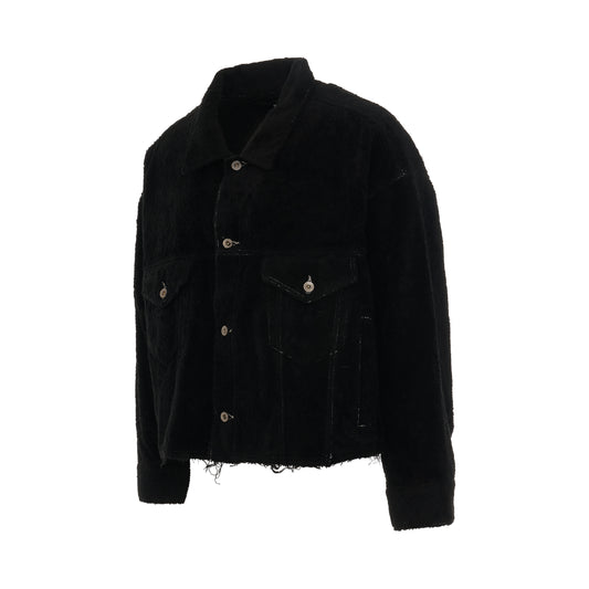 Woven Jacket in Black