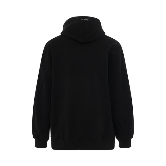 Knit Hoodie in Black