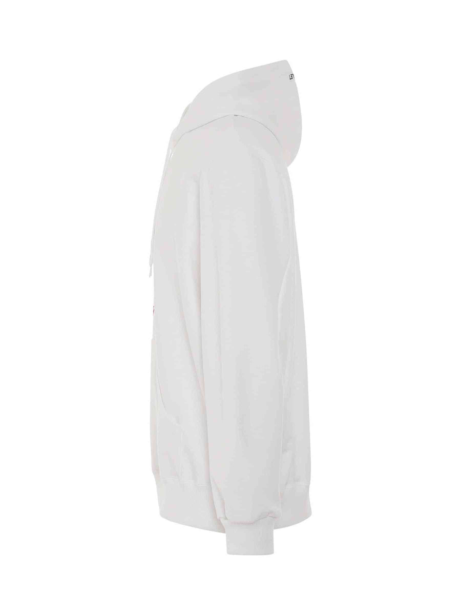 Knit Hoodie in White