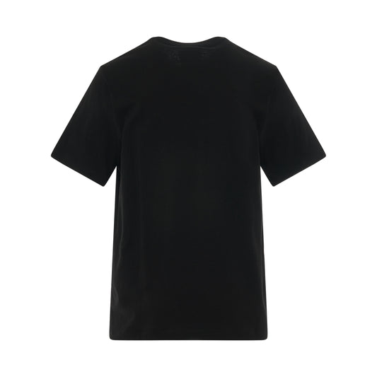 Knit T-Shirt in Black