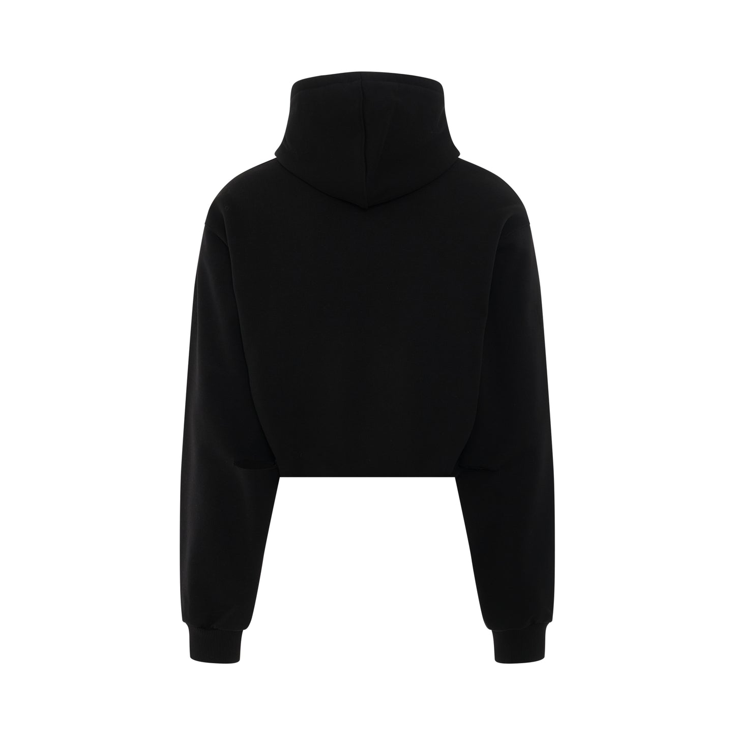 Magnet Attached Hoodie in Black