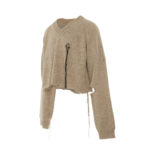 Magnet Knit Pullover in Ivory