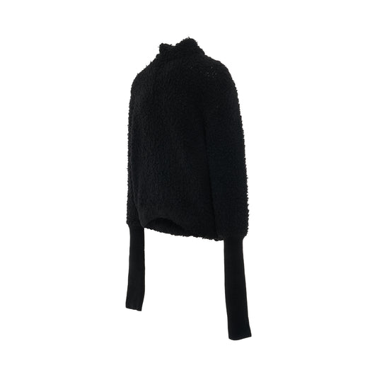 Sheep Wannabe Knit Pullover in Black