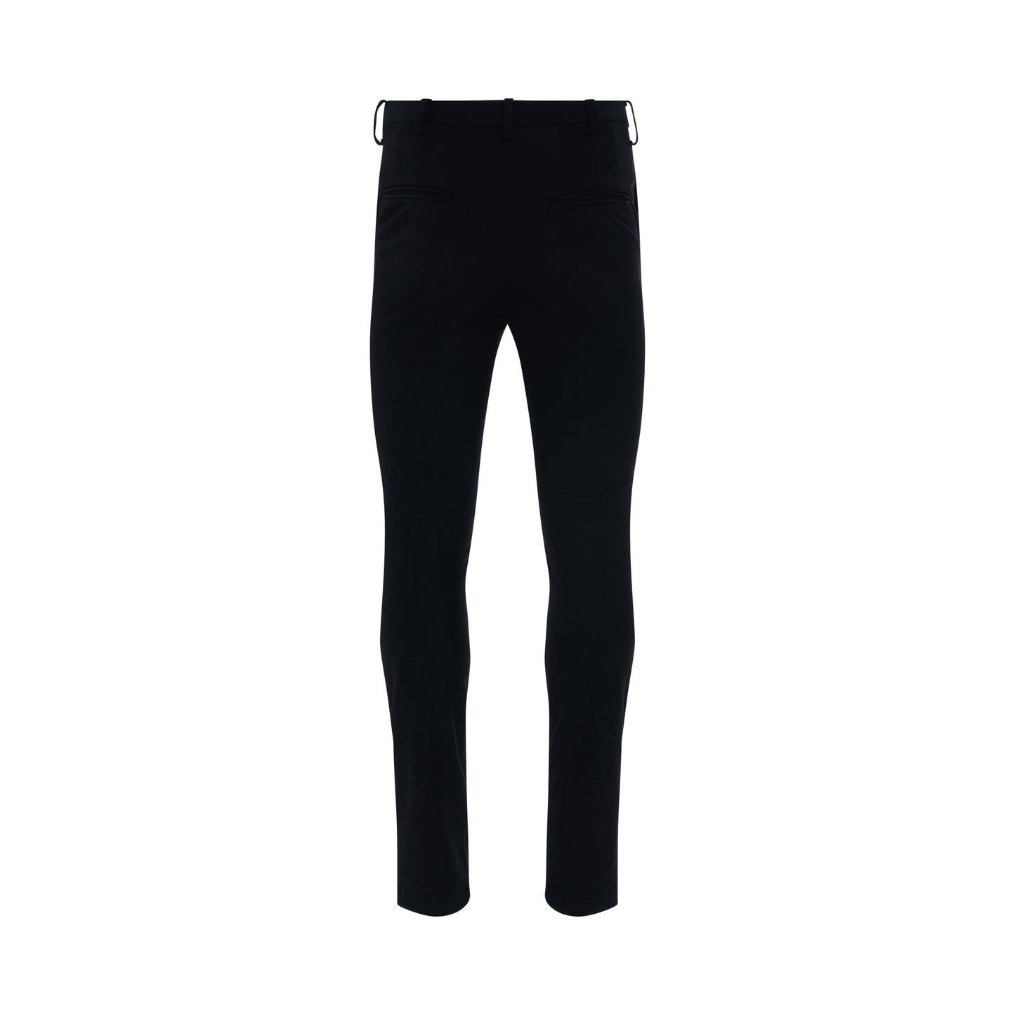 Stretching Tape Trousers in Black