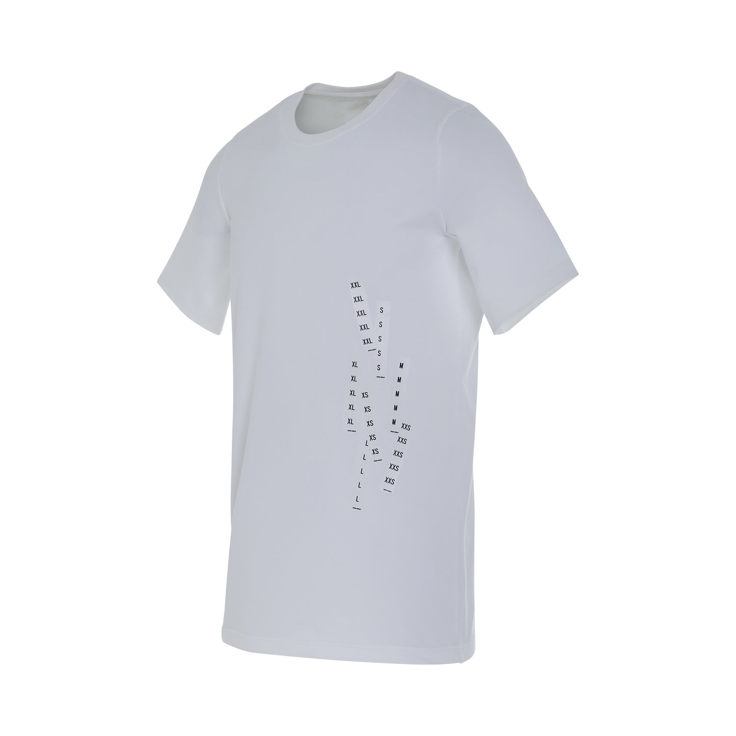 Stretching Tape T-Shirt in White