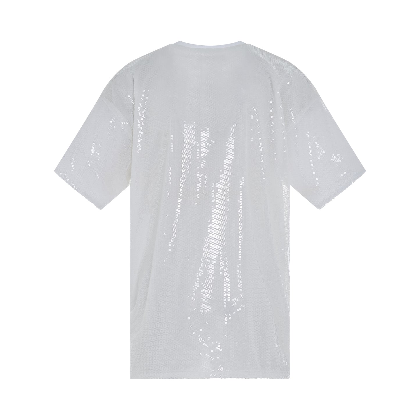 Vegetable Printed Spangle T-Shirt in White