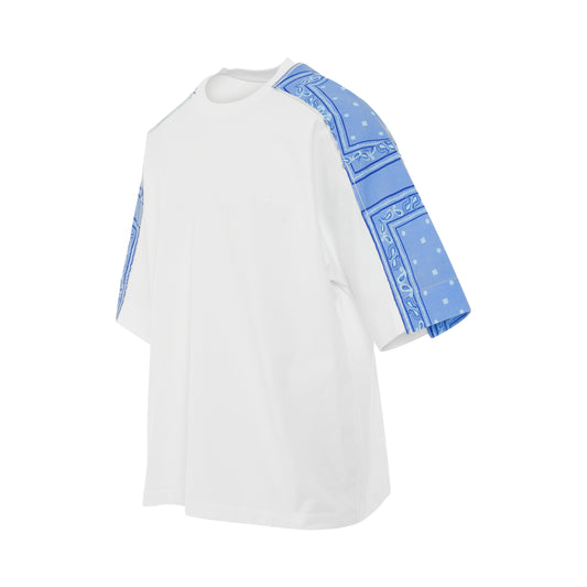 Bandana T-Shirt in Light Blue