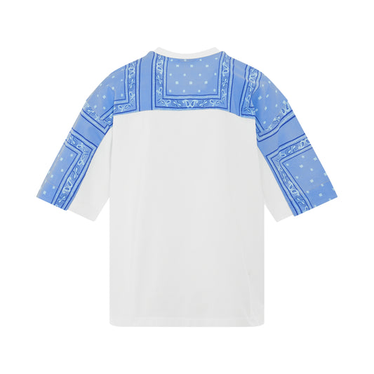 Bandana T-Shirt in Light Blue