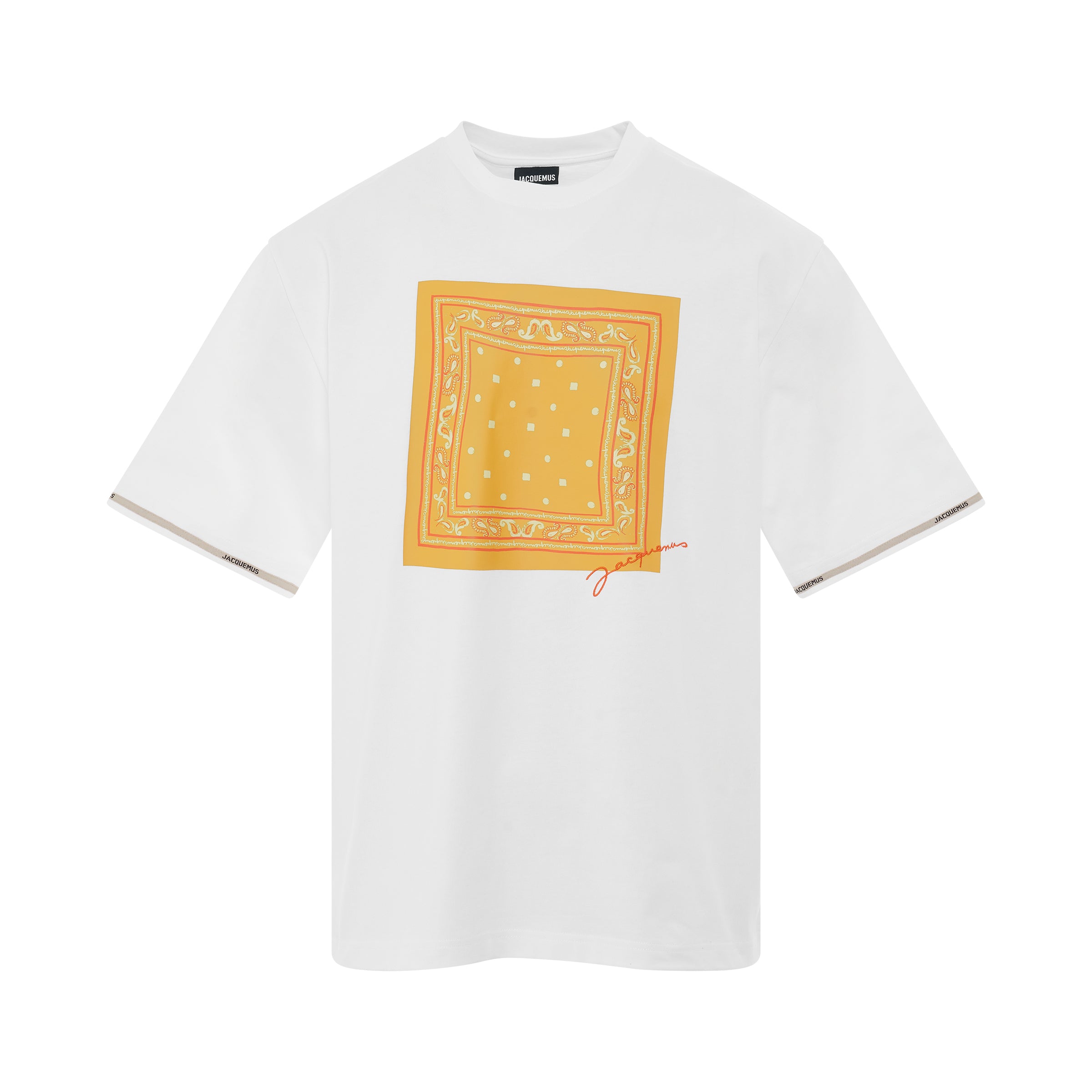 Toahlha Bandana Logo T-Shirt in White