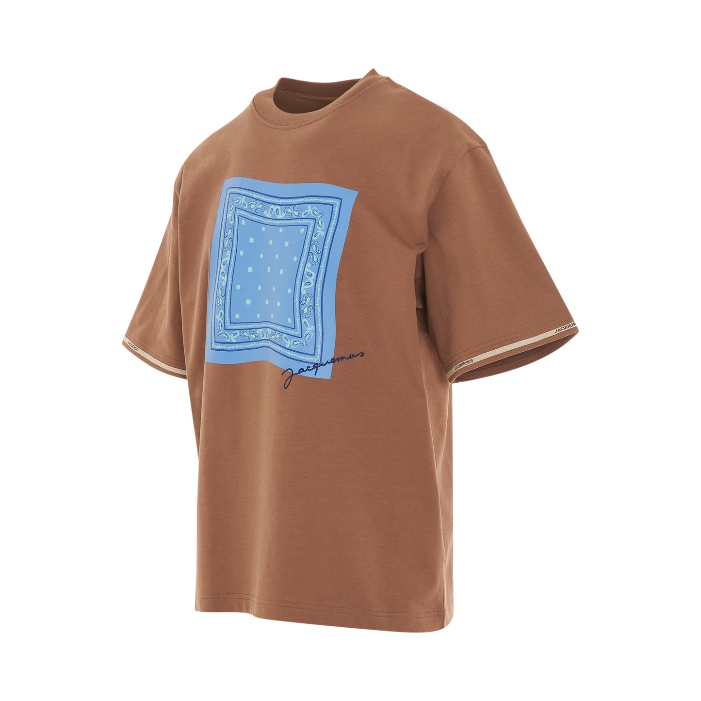 Toahlha Bandana Logo T-Shirt in Brown