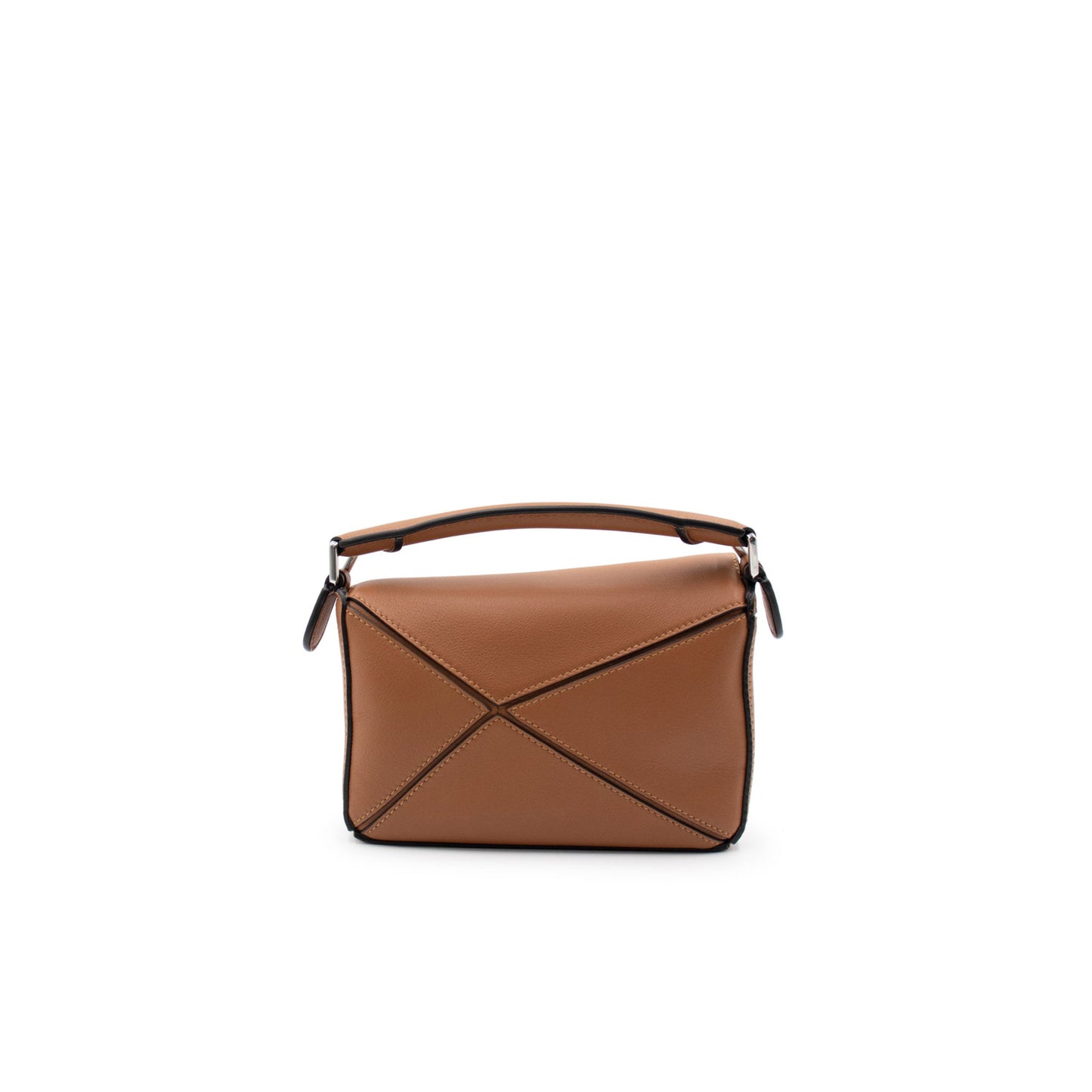 Mini Puzzle Bag in Classic Calfskin in Tan