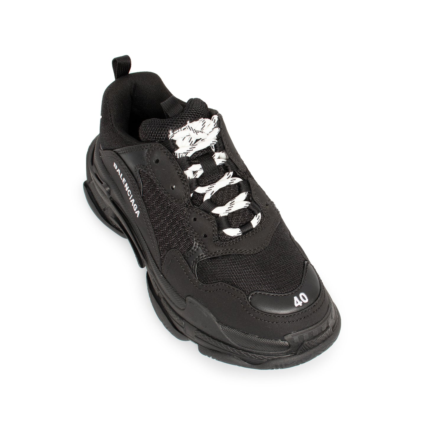 Triple S Sneaker in Black