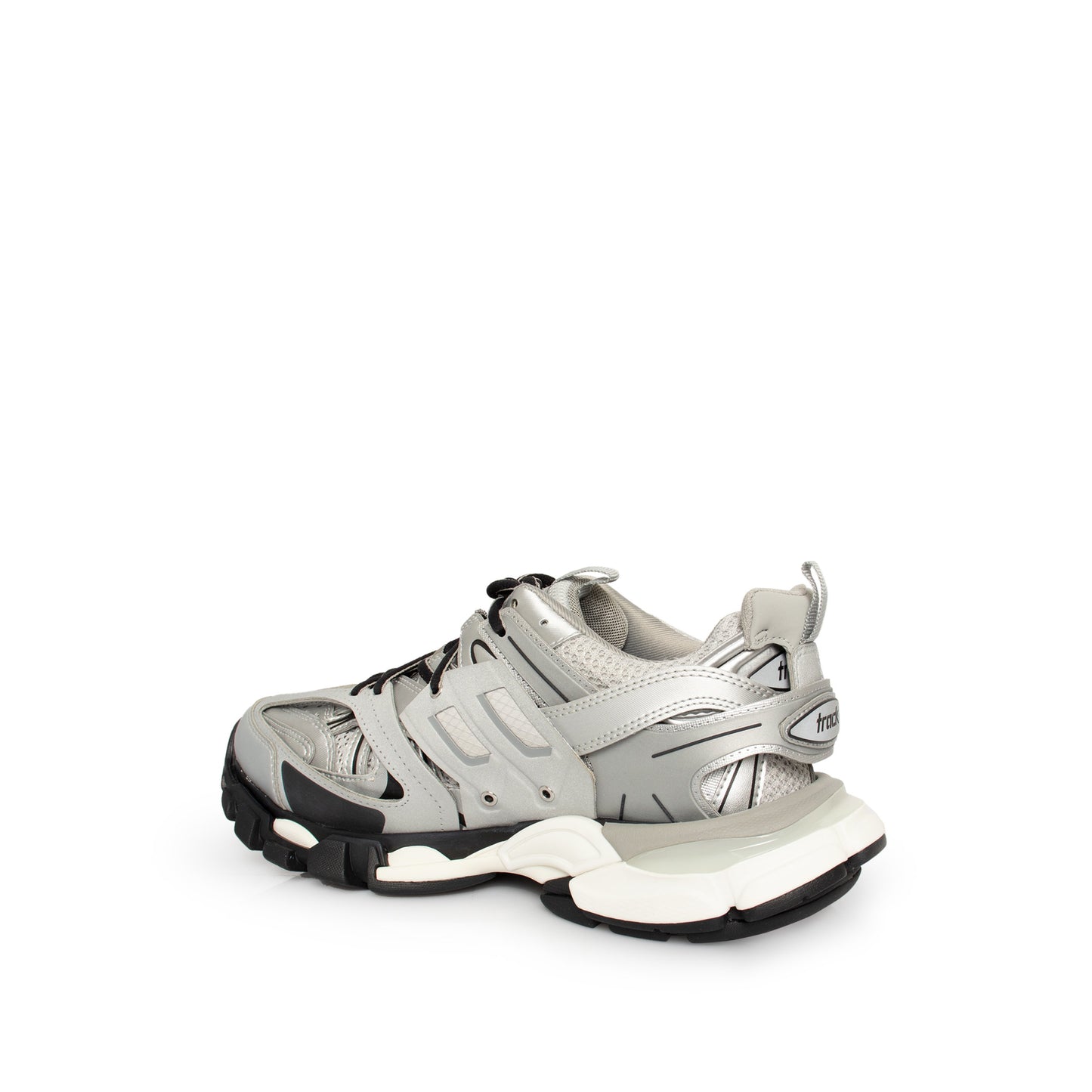 Track Sneaker in Silver