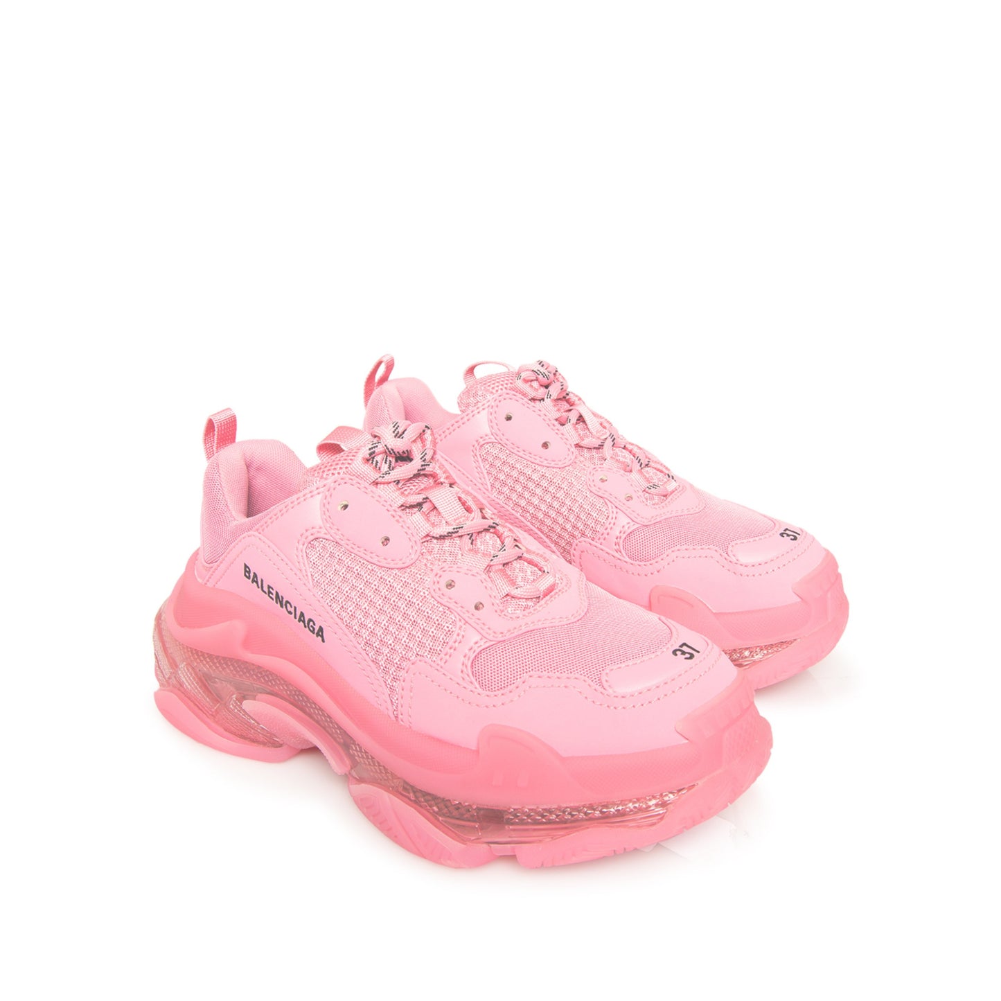 Triple S Clear Sole Sneaker in Pink