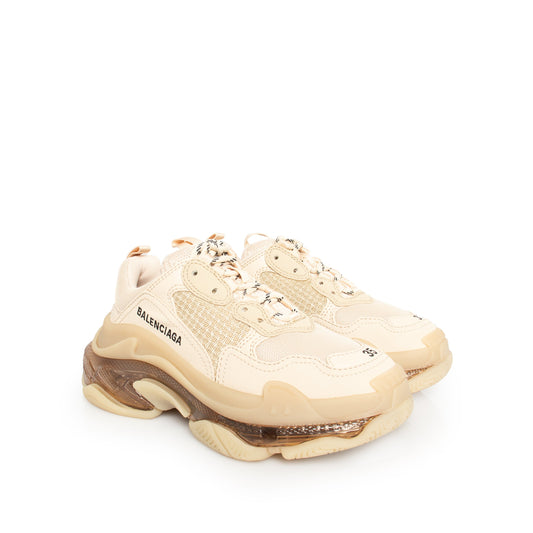 Triple S Clear Sole Sneakers in Nude