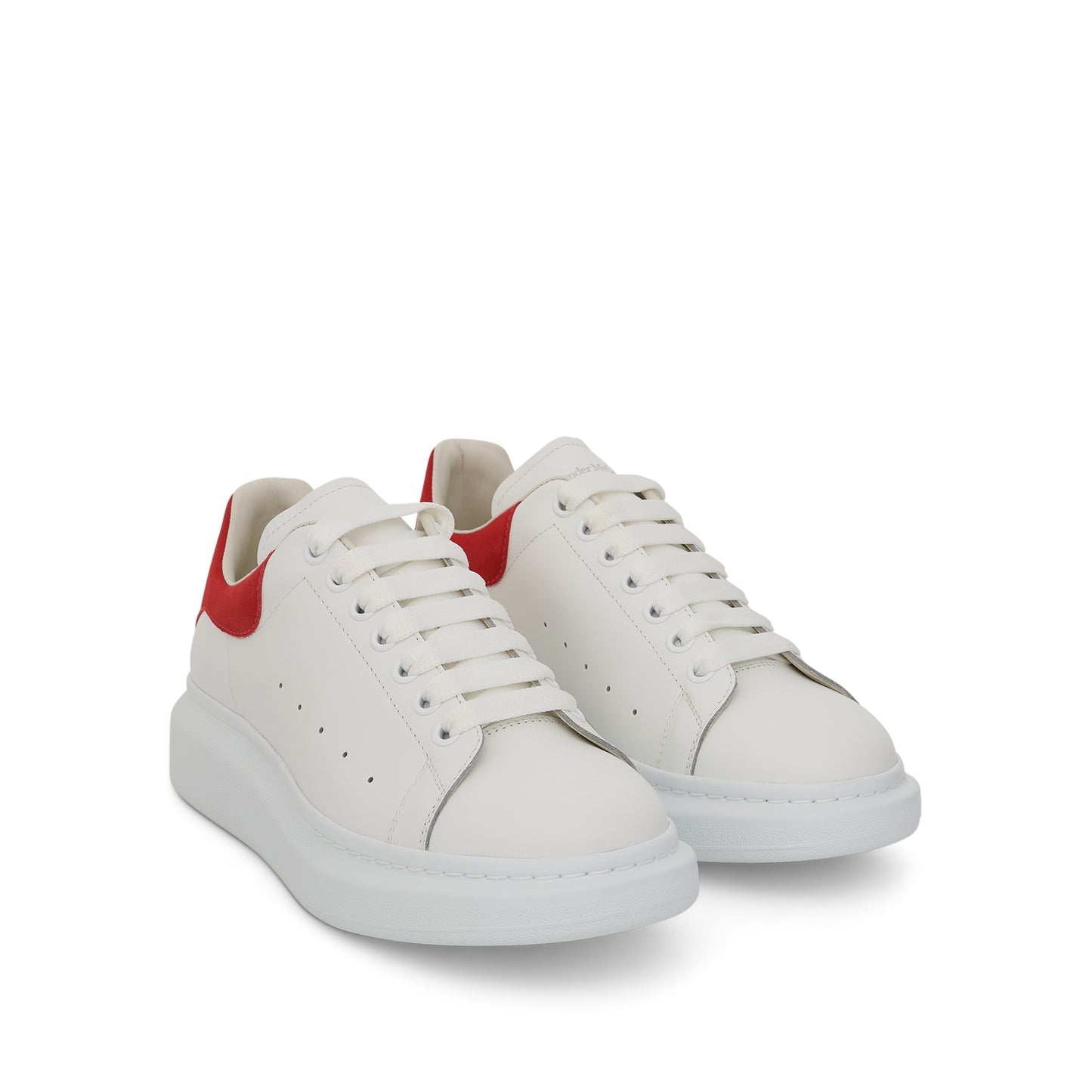 Larry Oversized Sneaker in White/Lust Red