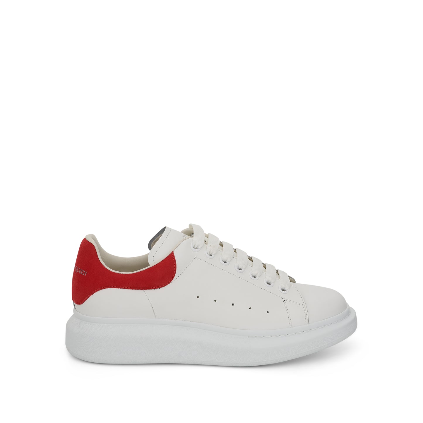 Larry Oversized Sneaker in White/Lust Red