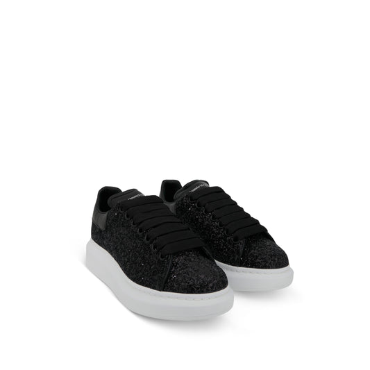 Larry Oversized Heel Sneakers in Black/Black