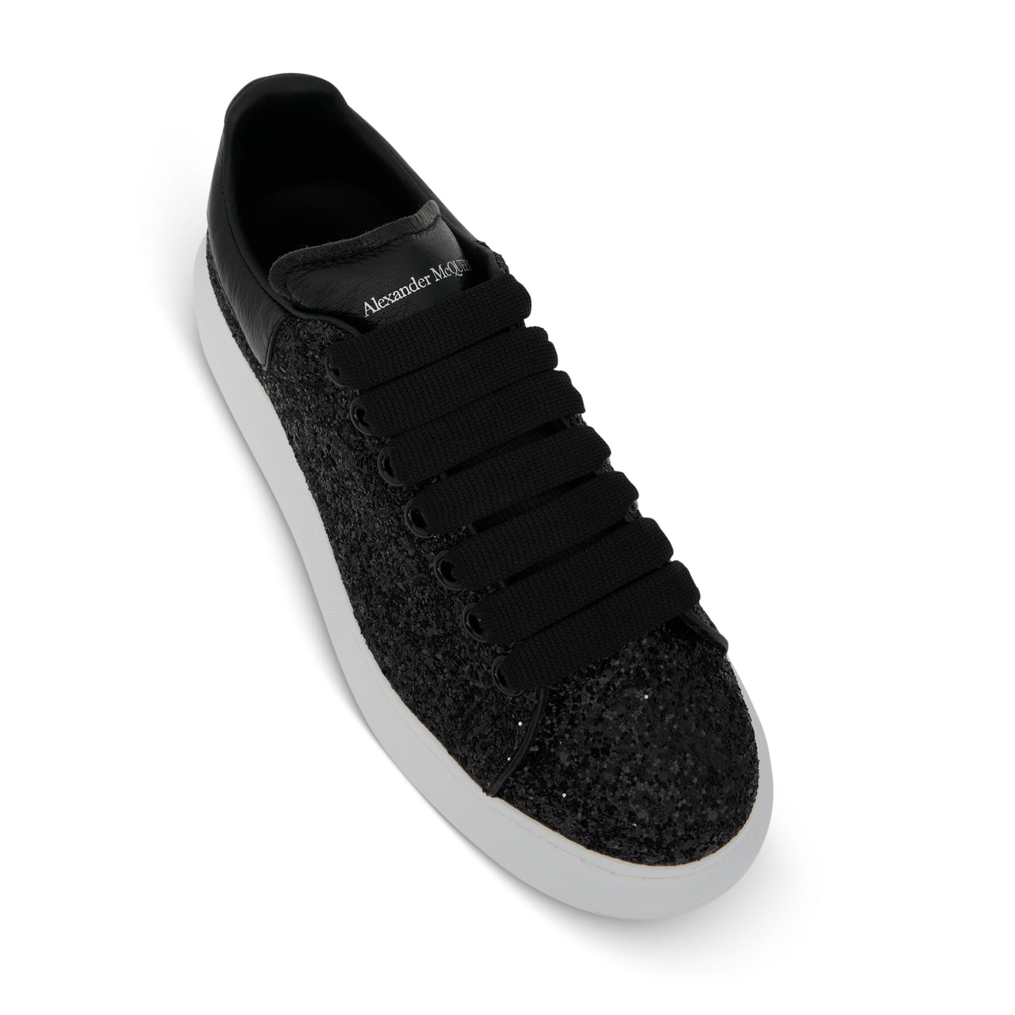 Larry Oversized Heel Sneakers in Black/Black