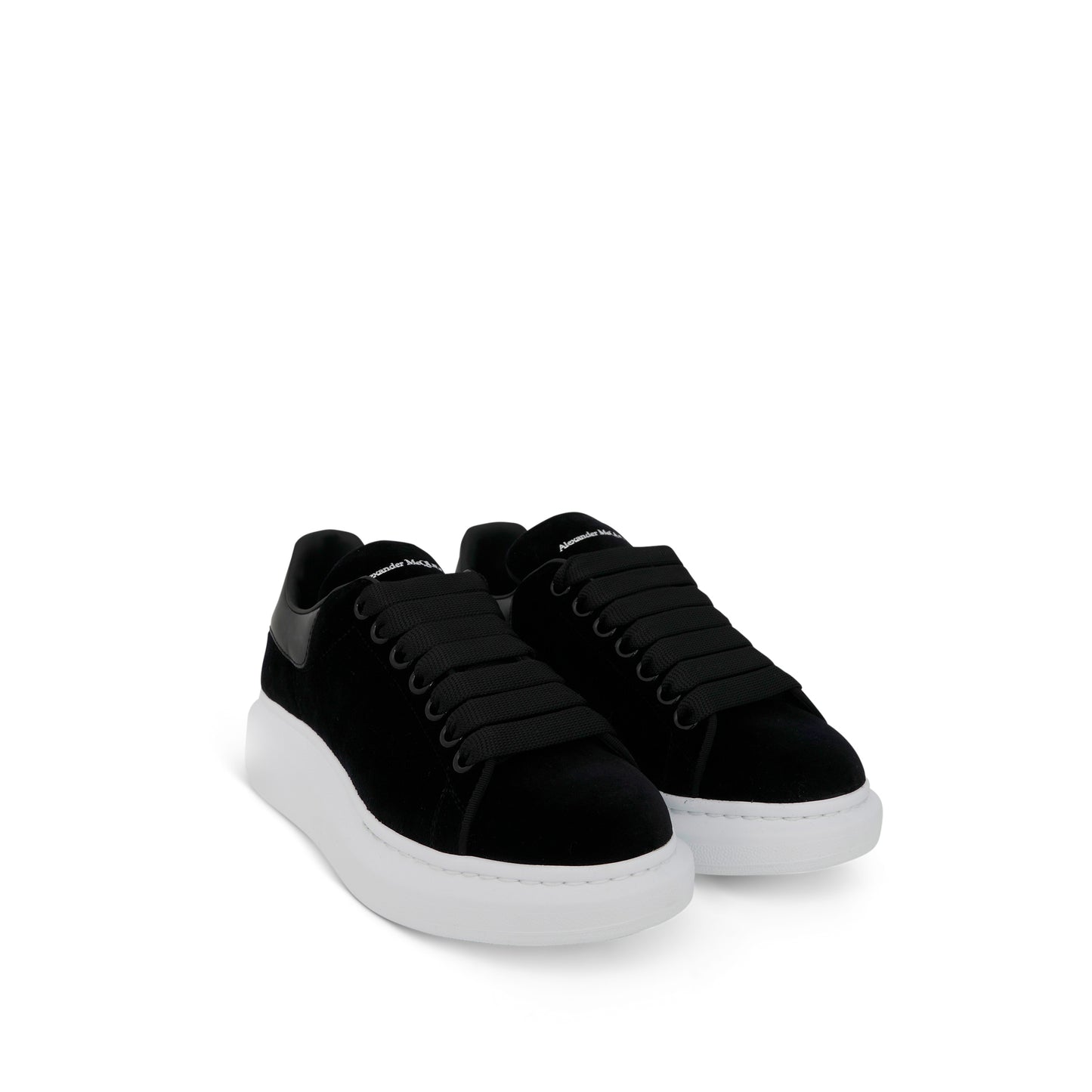 Larry Oversized Heel Sneaker in Black/Black/Black