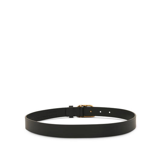 BB Thin Belt in Black