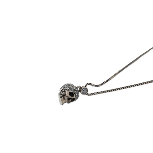 Pave Skull Necklace