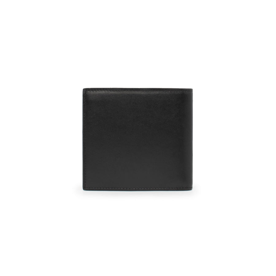 Bi Fold Wallet With Brand Logo in Black