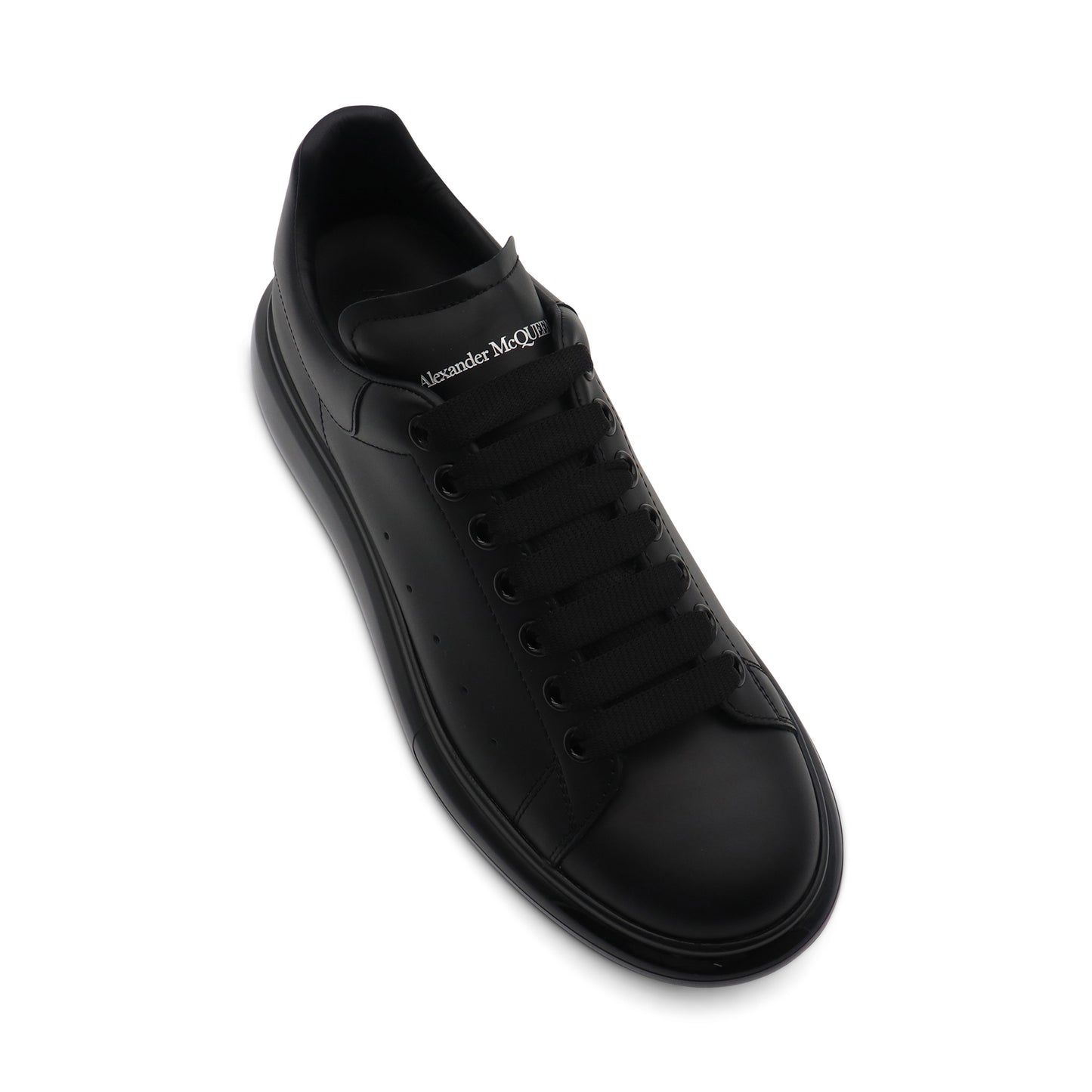 Larry Transparent Sole Sneaker in Black/Black