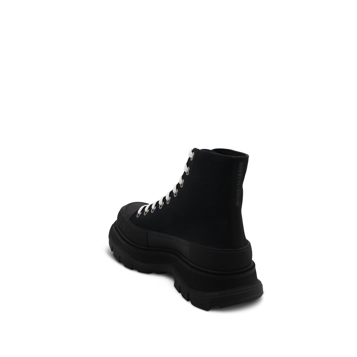 Tread Slick Canvas Boot in Black/Black