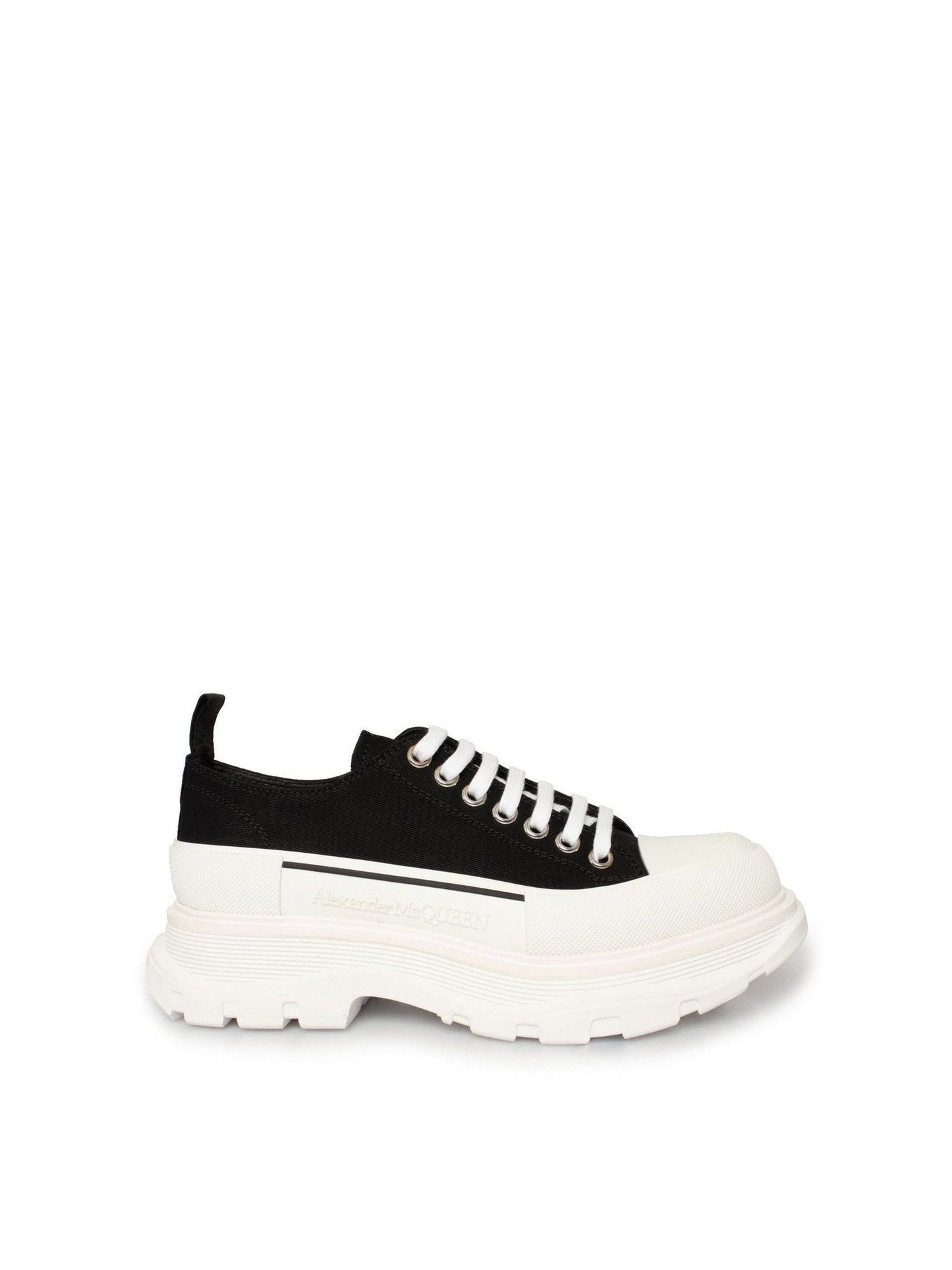 Tread Slick Lace Up in Black/White