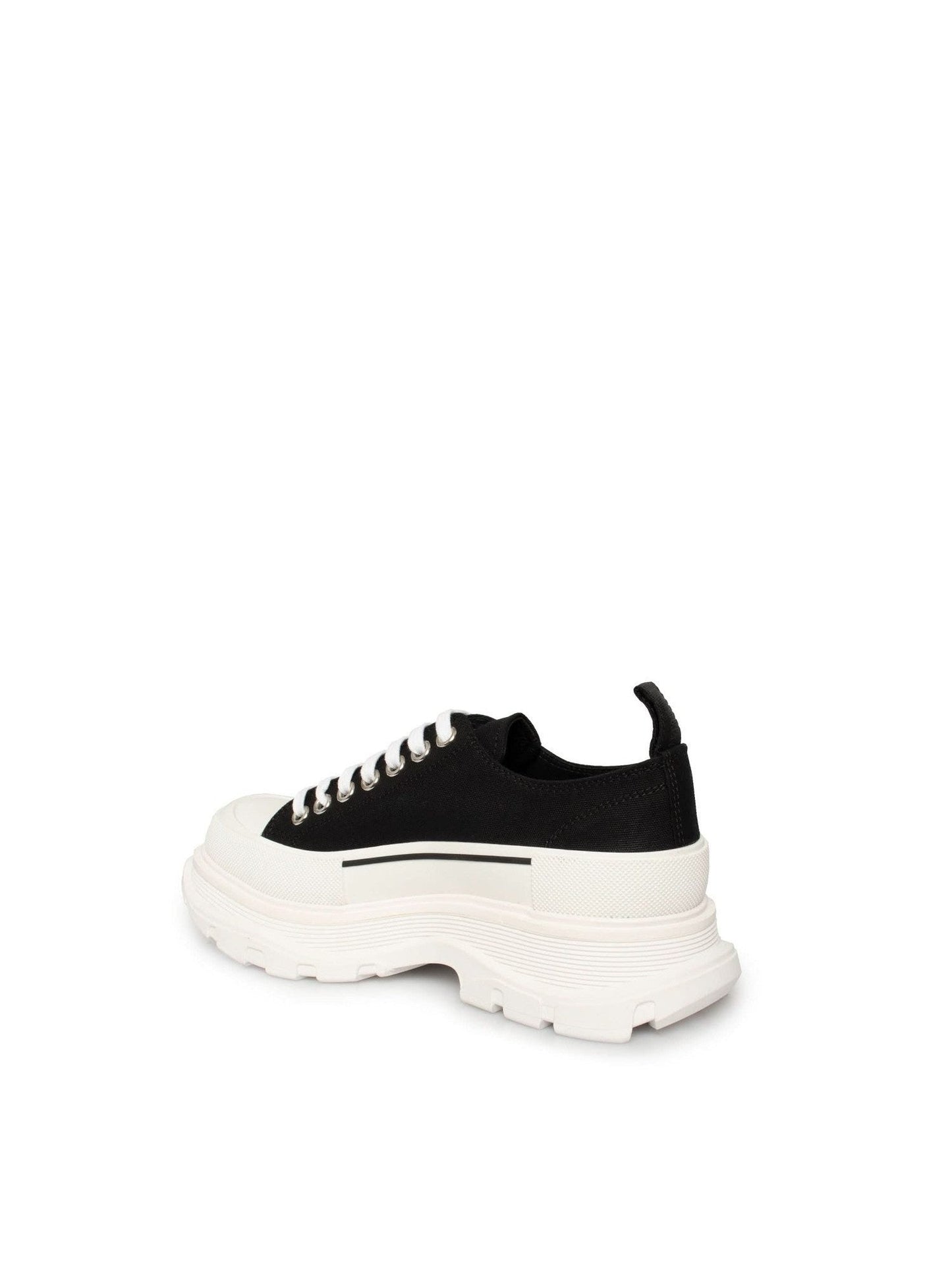 Tread Slick Lace Up in Black/White