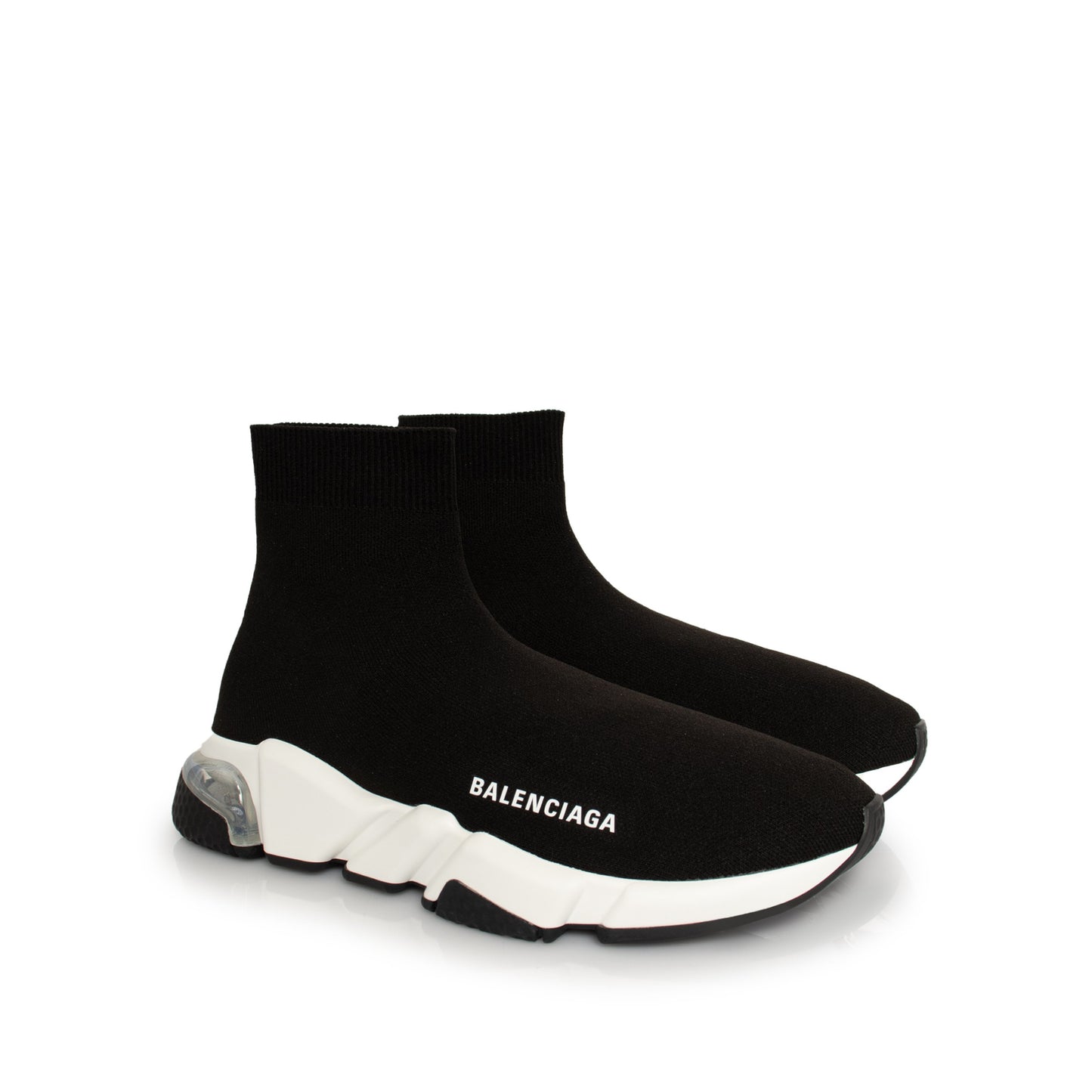 Speed Clear Sole Sneaker in Black