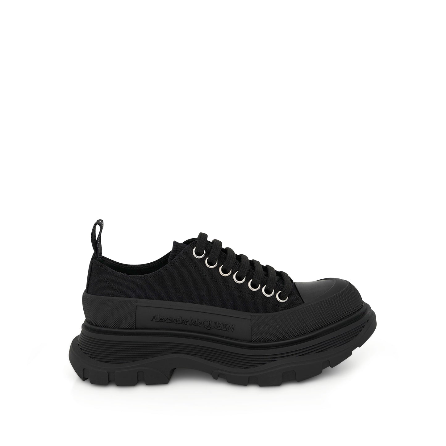 Tread Slick Lace Up Sneaker in Black/Black