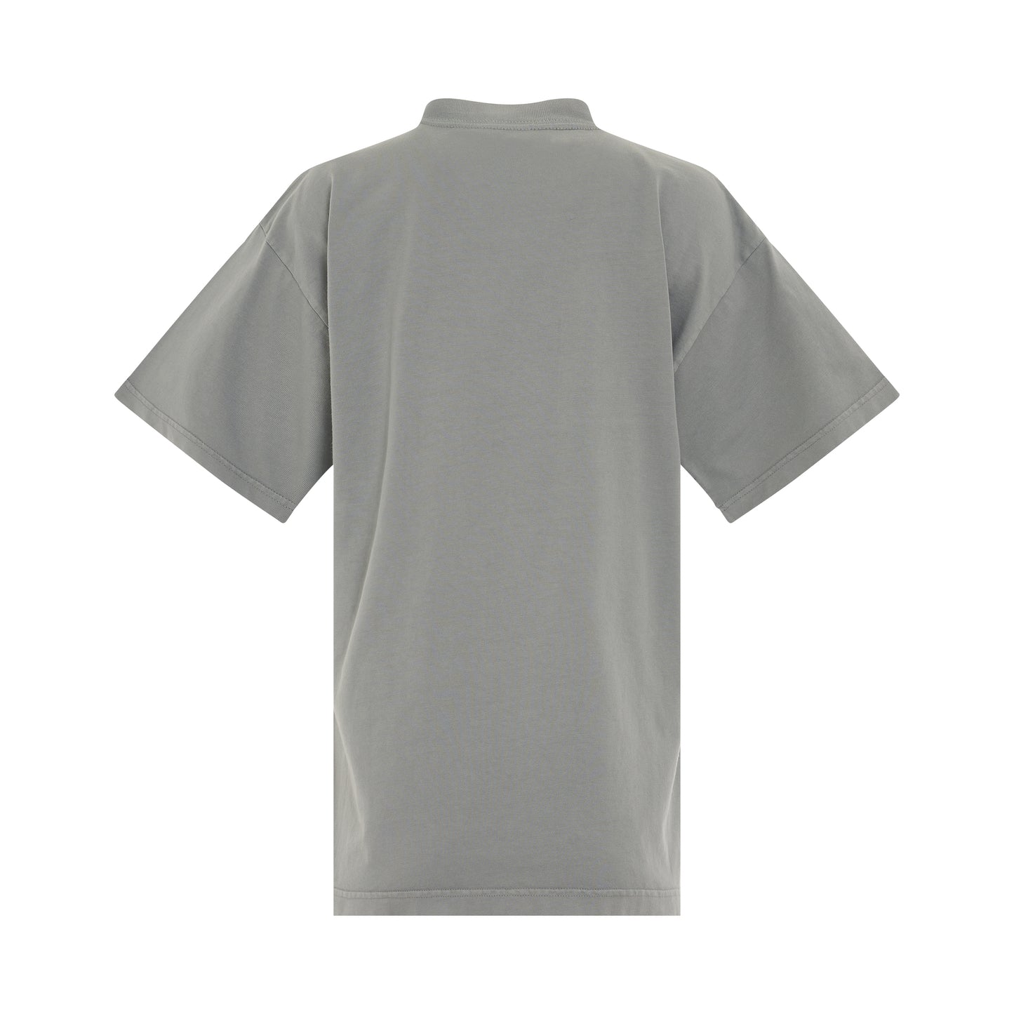 BB Corp Stonewash Medium Fit T-Shirt in Grey/Dark Grey