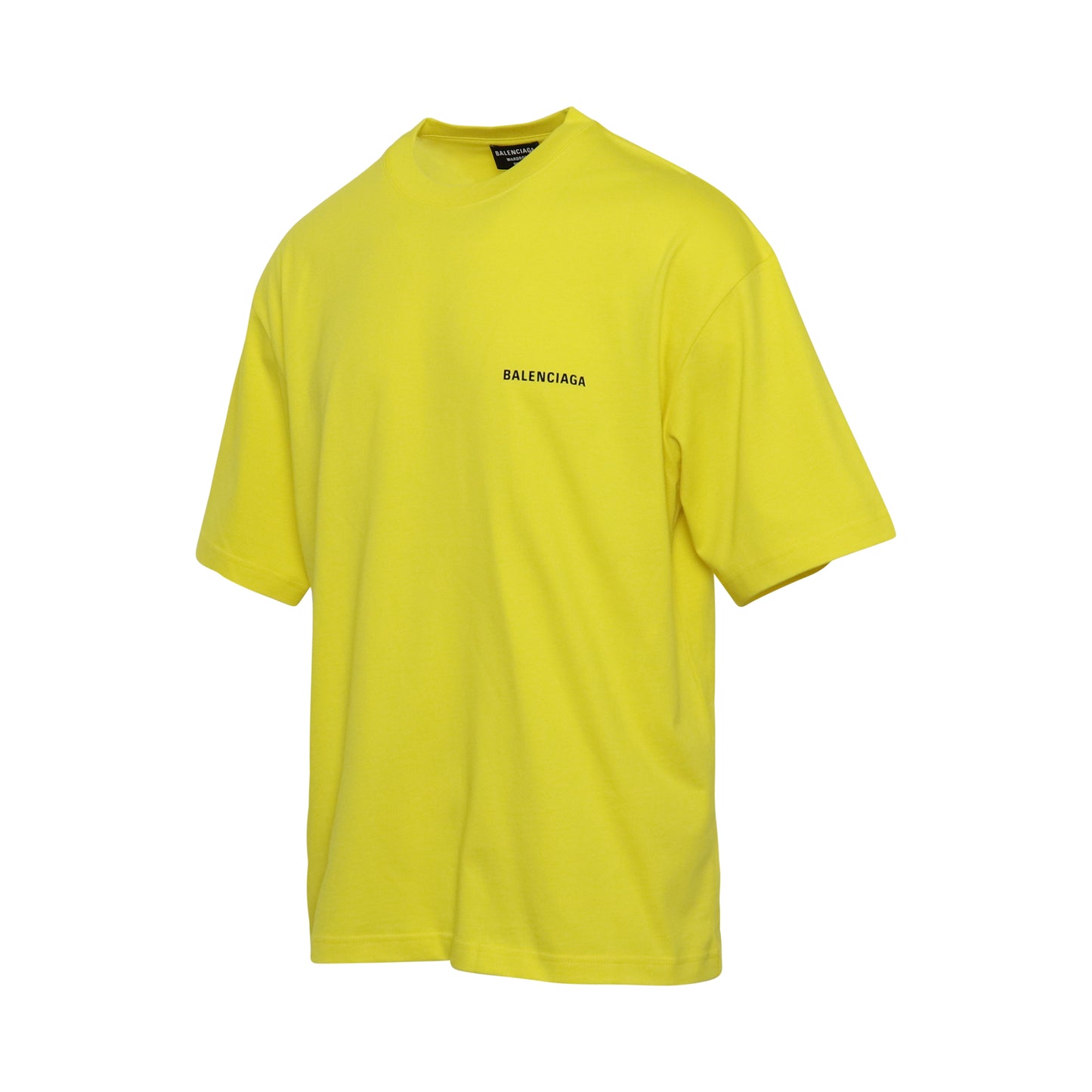 Print Logo Medium Fit T-Shirt in Yellow
