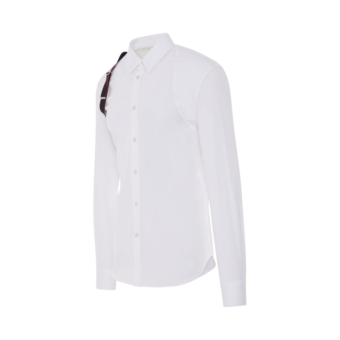 Shoulder Harness Shirt in White