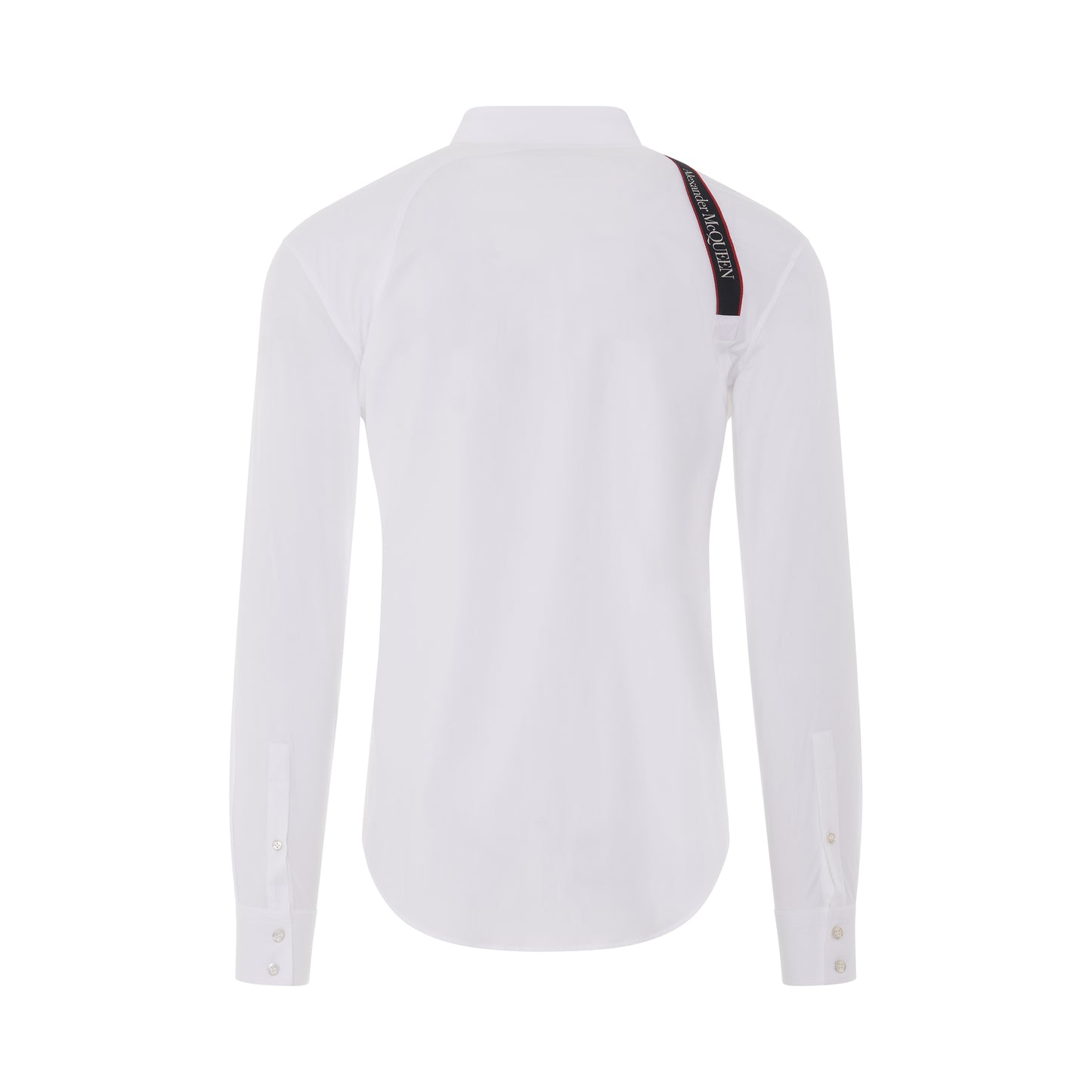 Shoulder Harness Shirt in White