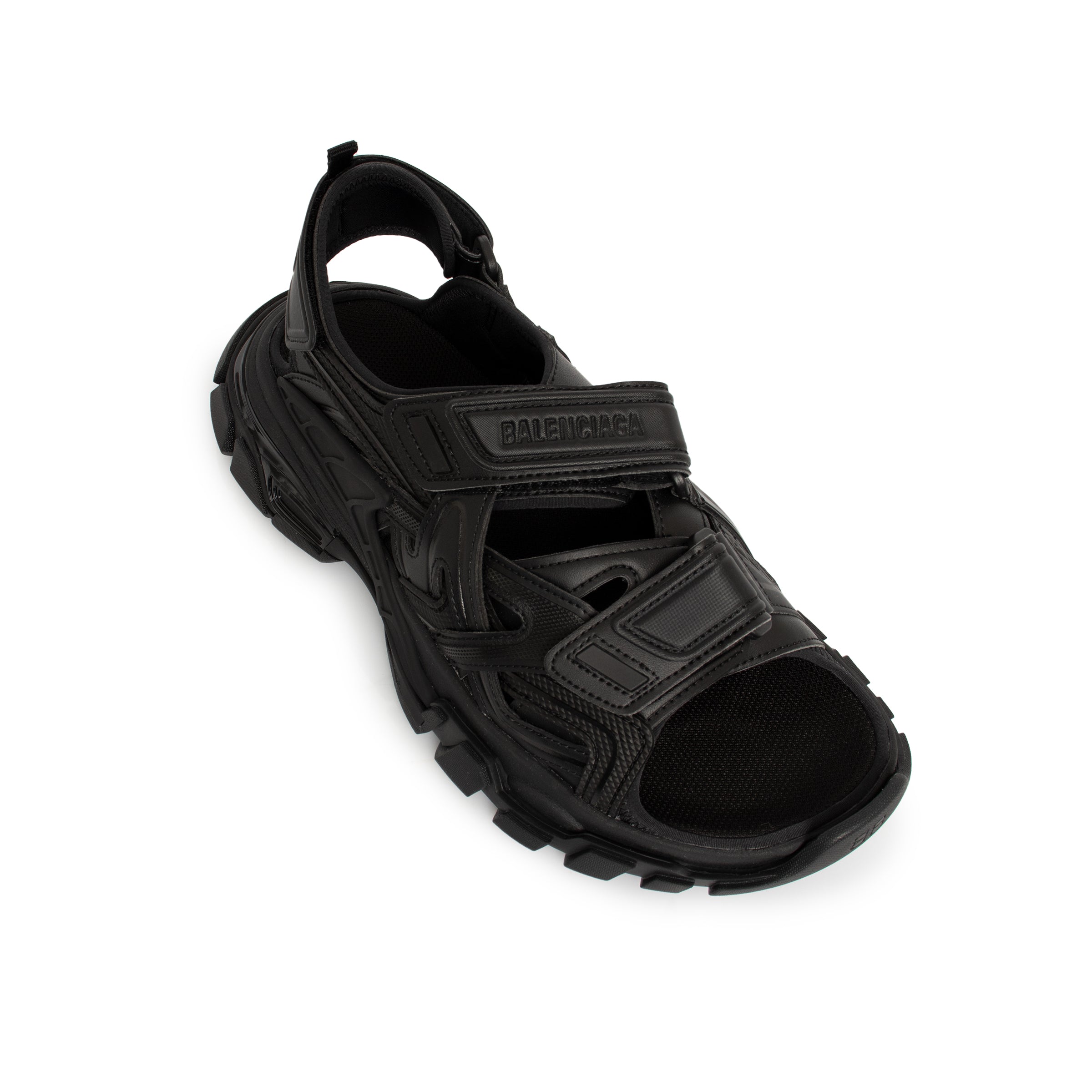 BALENCIAGA Track Sandal in Black MARAIS