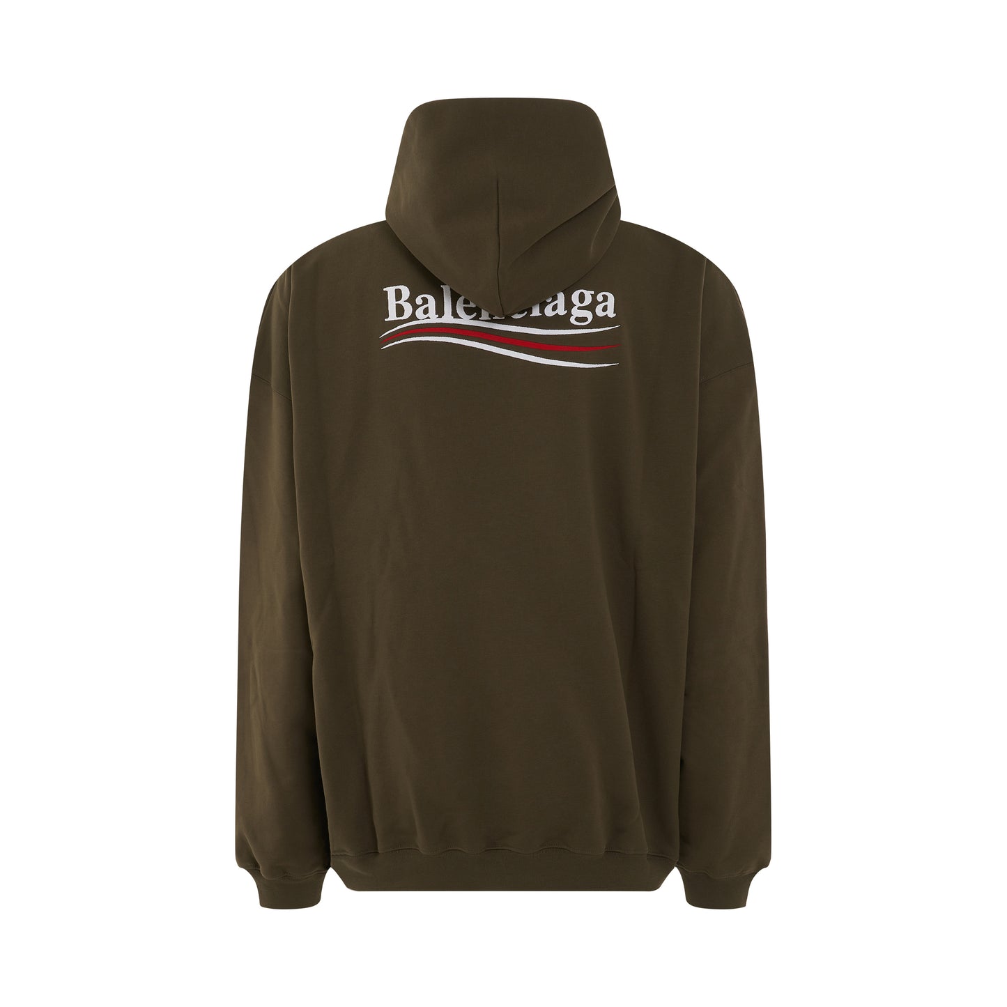 Political Campaign Hoodie in Khaki/White/Red