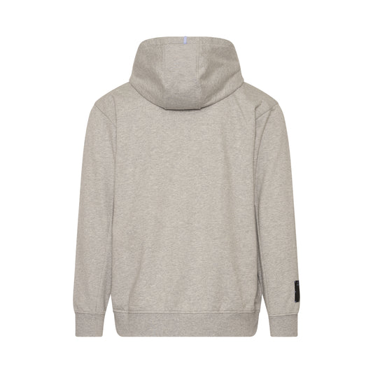 Icon Logo Patch Hoodie in Grey