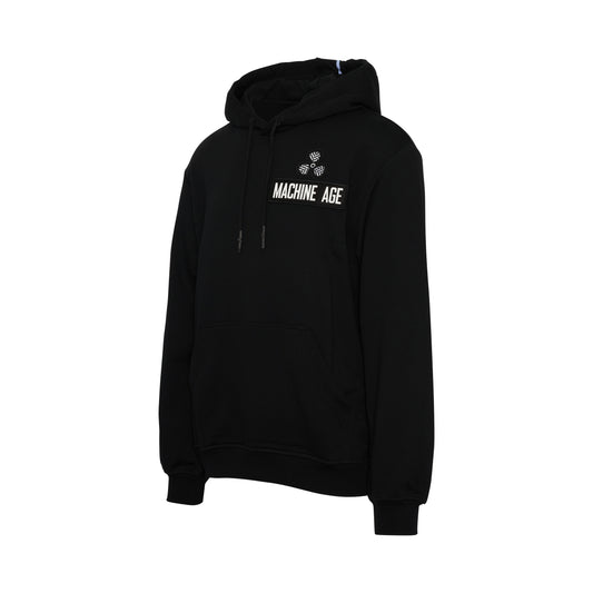 Posters Relaxed Hoodie in Black