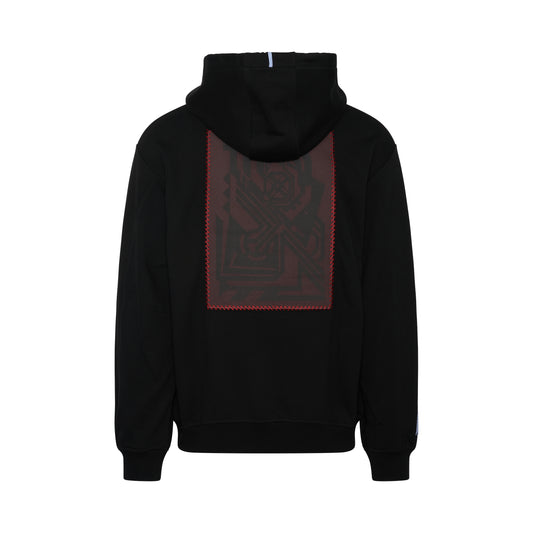 Posters Relaxed Hoodie in Black