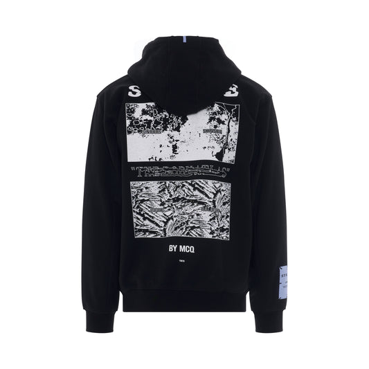 Striae Manifesto Hoodie in Black