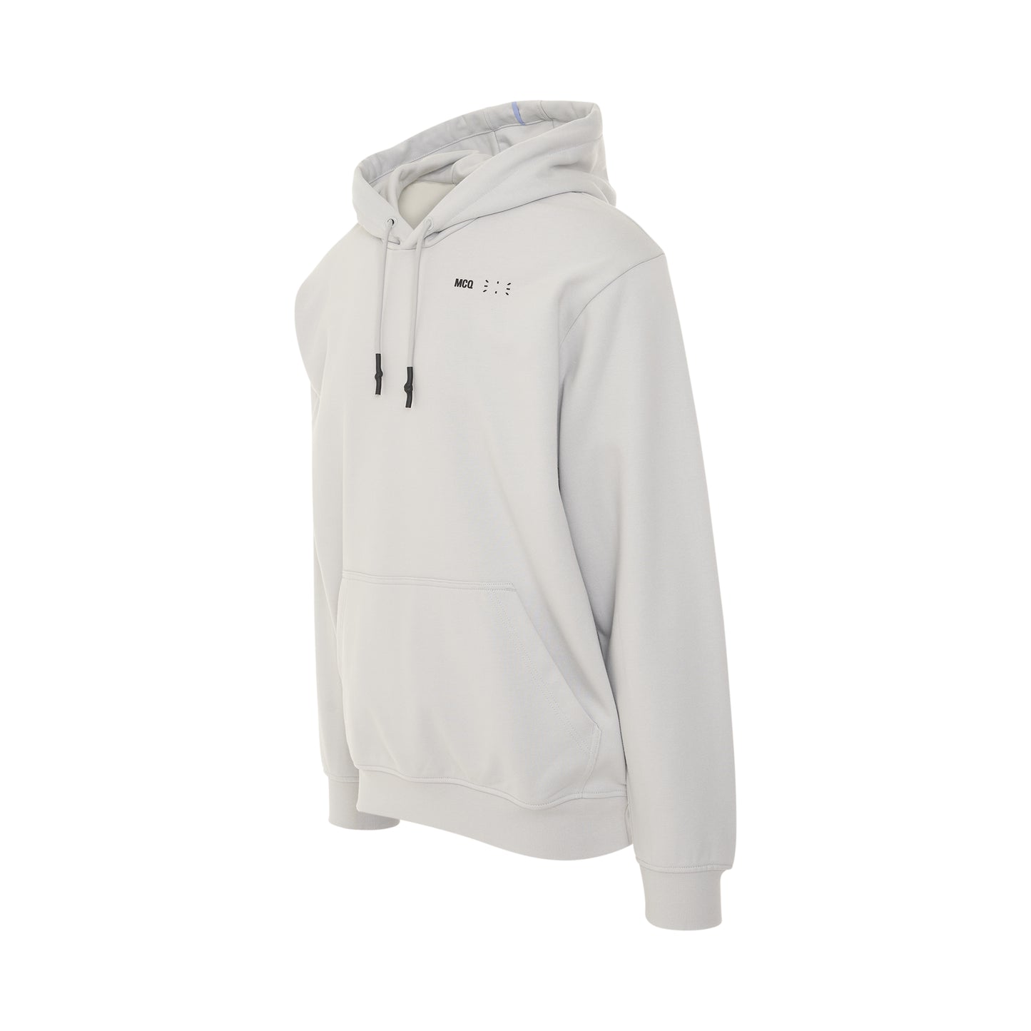 IC0 Embroidered Logo Hoodie in Alloy